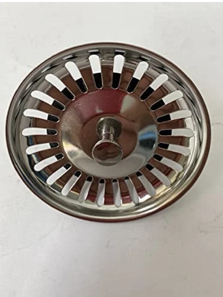 E2trade Tappo Per Lavello Cromato Con Catena Per Lavabo, 1 1/2 - Foto 7