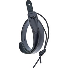 D'Addario Planet Waves Leather Mandolin Strap Black