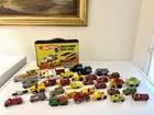Vintage 1960s Tootsie Toy Cars Trucks Trailers Matchbox Lot of 37 HUGE Old
