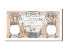 [#250073] Banknote, France, 500 Francs, 1 000 F 1927-1940   Cérès et Mercure  , 