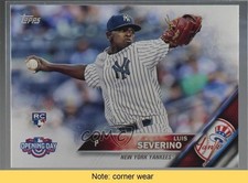 2016 Topps Opening Day Luis Severino #OD-24 Rookie RC READ h3a