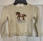 NWT Gymboree Park City Luxe fringe horse pony sweater Sz 5  NWT