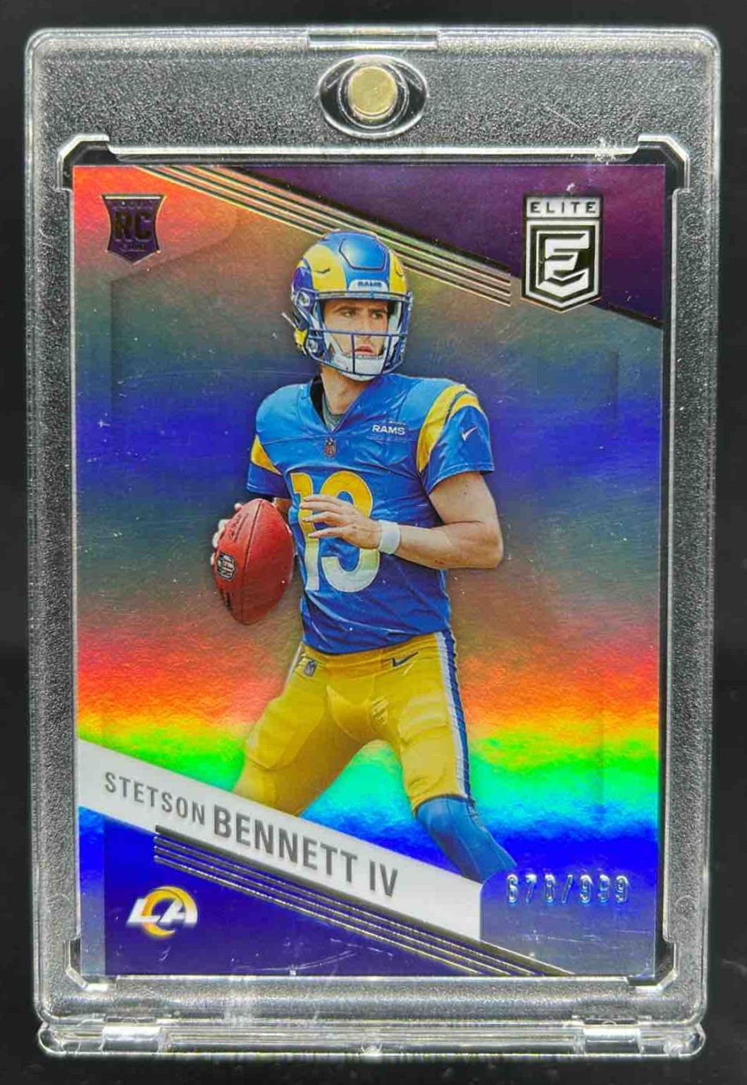 2023 Donruss Elite Stetson Bennett IV Rookie RC #/999 Rams