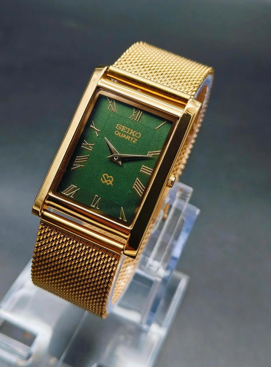Seiko Gold Plated Band Rectangle Wristwatches for sale | eBay