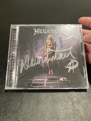 Megadeth Countdown To Extinction CD auto by Dave Mustaine Sealed Amazon Official