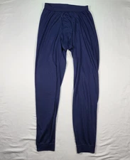 Patagonia Capilene Mens M Navy Blue Layer Long Bottoms Made in USA Base Layer