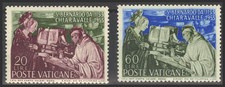 Vatican. ** MNH Yvert 189/90. 1953. Complete Series. MAGNIFICENT. Yvert 2013: 10
