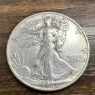 1946-S Walking Liberty Half Dollar Actual Coin. Silver At $96.00 Per Oz