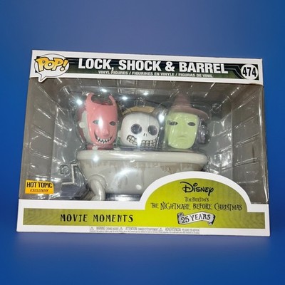 Funko Pop! Moments: Disney Lock, Shock & Barrel Nightmare Before Christmas #474