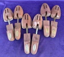 Lot of 3 JoS.A.Bank®  Wooden Cedar Shoe Trees Size Large Stretcher Shaper