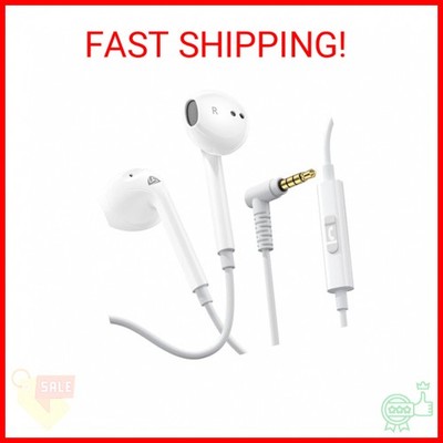 LUDOS Zenith Wired Earbuds in-Ear Headphones, 5 Year Warranty, Earphones with Mi