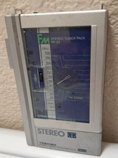 Toshiba KT-S1 Stereo Cassette Player Metal w/ FM Stereo Tuner Pack w/case PARTS