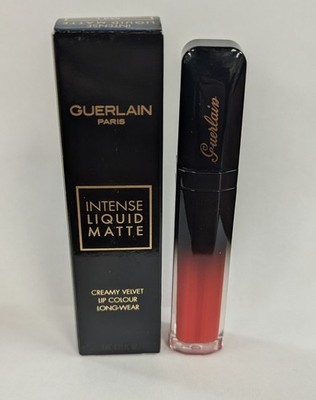 1 GUERLAIN INTENSE LIQUID MATTE CREAMY VELVET LIP COLOUR M41 APPEALING ORANGE