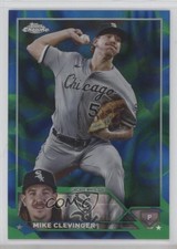 2023 Chrome Update Blue & Green Lava Lamp Refractor 6/125 Mike Clevinger 0us8