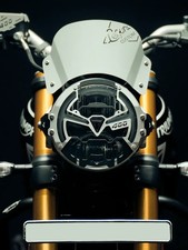 Cosmic Headlight Grill Silver Legundry Fit For Triumph Speed 400 Cosmic Headlight Grill Silver Legundry Fit For Triumph Speed 400