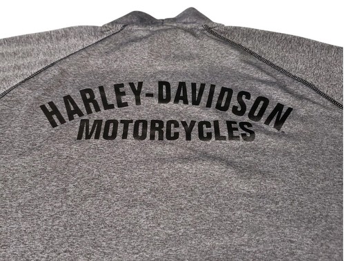 Harley Davidson Men’s Size XL Performance Long Sleeve Gray Lightweight Shirt - Picture 7 of 7
