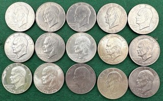 USA 1 Dollar verschiedene Jahre 15 Stück