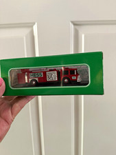 Hess 1999 Mini Toy Truck Collector Vehicle Green Box Gas & Oil Theme Red/Green