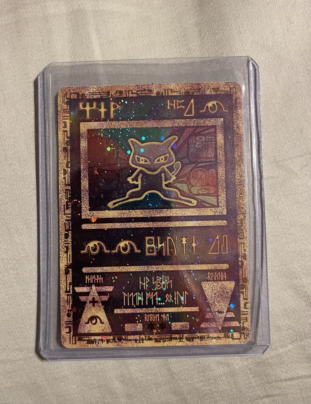 2000 Pokemon Movie Promos Ancient Mew Damaged