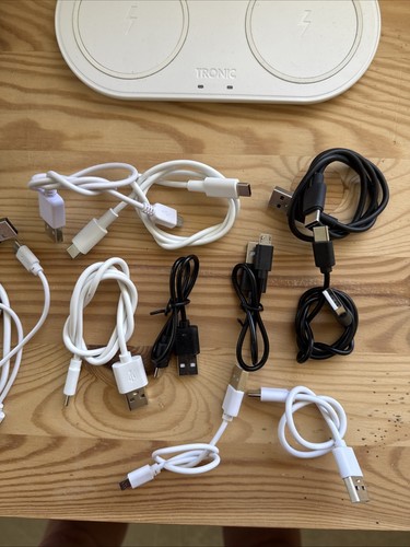 RAVPower 60W USB C 5-Port USB Ladegerät+Tronic Kabellose Charger+viele USB Kabel - Bild 6 von 11