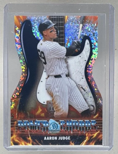 Aaron Judge 2026 Bowman #PC-1 Mini-Diamond Refractor Power Chords Chrome /150