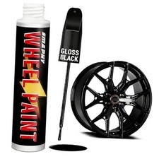 Rim Touch Up Paint, Rim Paint for Curb Rash  Scratch, Car Wheel Gloss Black