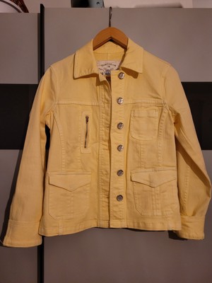   TOM TAILOR   STRETCH JEANS JACKE   GRÖßE  38    GELB   NEU