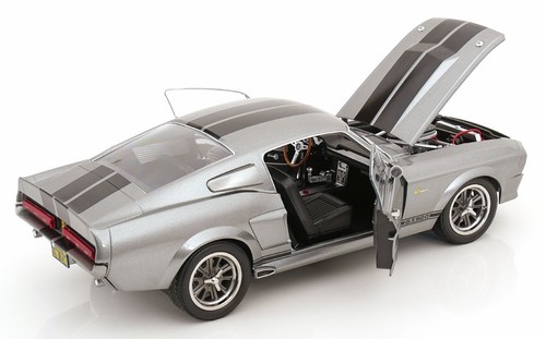 KK Scale 1/12 FORD MUSTANG SHELBY GT500 ELEANOR 1967 GREY "GONE IN 60 SECONDS" - Picture 4 of 8