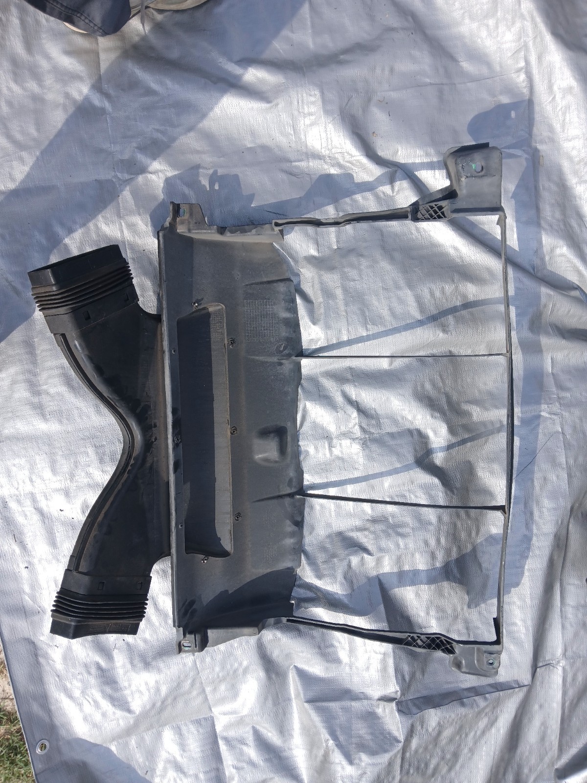 👑MASERATI GHIBLI M157 14-19 OEM 3.0L GAS RADIATOR AIR GUIDE DEFLECTOR DUCT OEM