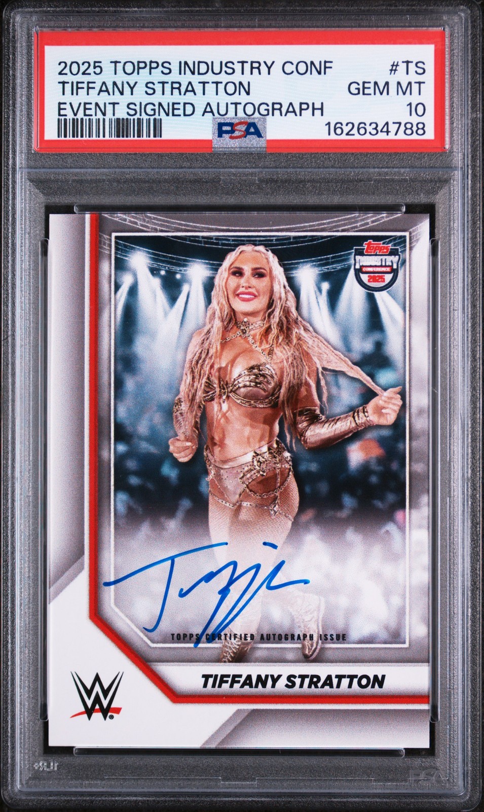 2025 TOPPS INDUSTRY CONFERENCE EVENT SIGNED AUTOS #TS TIFFANY STRATTON PSA 10