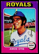 1975 Topps #520 Amos Otis - POOR