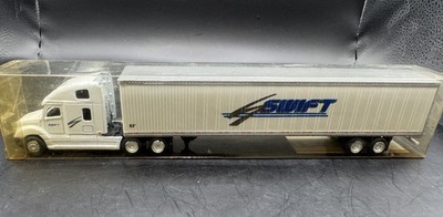 Tonkin Freightliner Columbia Swift Transportation Blue 1:87 Semi Truck Trailer