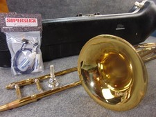 Holton Trombone TR602 Clean READY TO PLAY Student Mouthpiece Case Care Kit