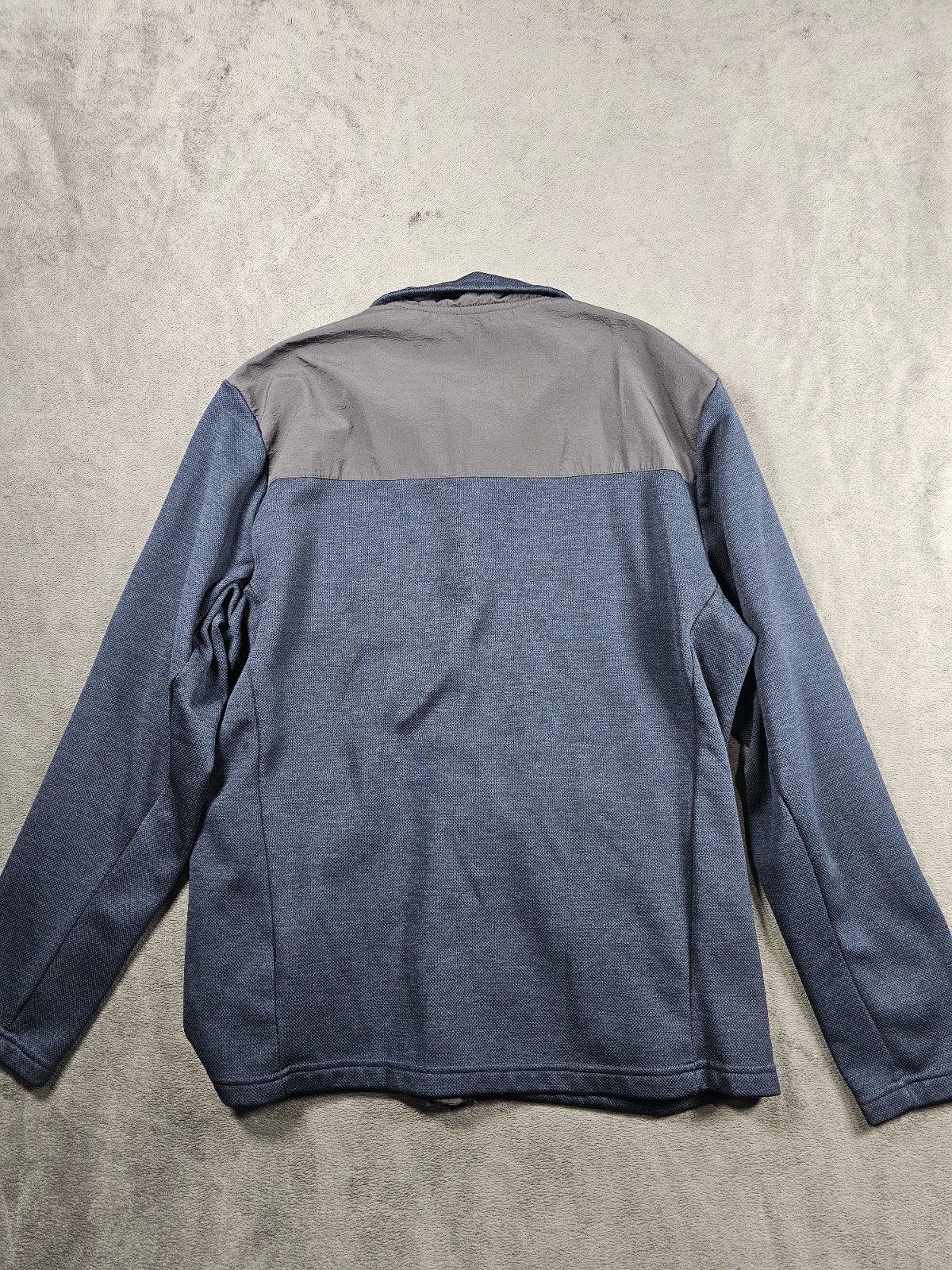 Orvis Softshell Jacket Blue Full-Zip Pockets Flee… - image 7