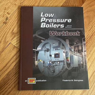 #ad Low Pressure Broilers Workbook 3rd Ed Book Frederick Steingress no Writing $65.99
