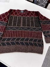 Vintage Gaeltarra Irish Wool Sweater Men 42 Cable Knit Made in Ireland