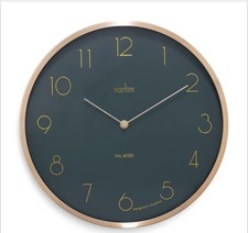 Image of Acctim Maddison Green Wall Clock.35cmx35cm.