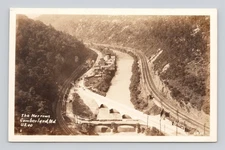 The Narrows Cumberland Maryland MD Real Photo RPPC Postcard
