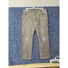 Dickies Genuine Relaxed Fit Carpenter Pants Gray 36x32 J1939RSL Mens Workwear