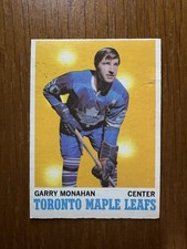 1970-71 OPC O-Pee-Chee Hockey #112 Garry Monahan Toronto Maple Leafs B