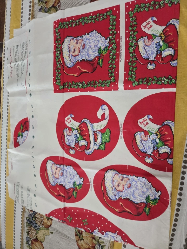 Gran Lote 7 Lbs ~ Tela NAVIDAD de Todos los Tamaños y Diseños Plancha Sobre Tela, Almohadas Foto 3 de 4