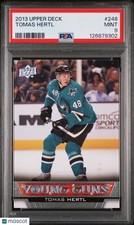 2013 Upper Deck Young Guns Tomas Hertl #248 PSA 9