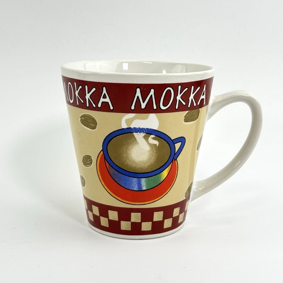Welico Design Kaffeebecher Set | 4x Coffee Cappuccino Mokka | 10 cm VTG Küche - Bild 2 von 4