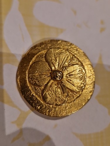 Bouton Ancien Haute Couture Torsadé - Résine - Occasion - Pièce Unique Vintage