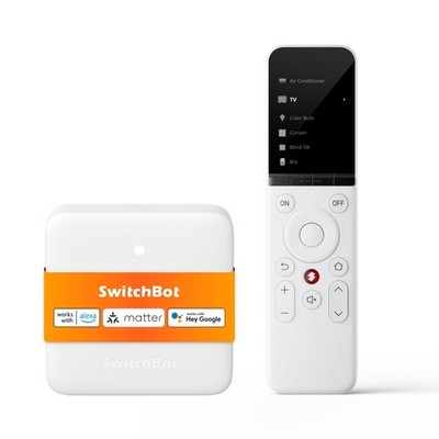 SwitchBot Universal Remote Control with Hub Remote+Hub Mini, White