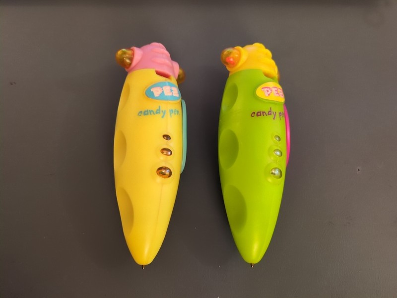 Vintage Pez Dispenser-Candy Pens -Set of 2-A156
