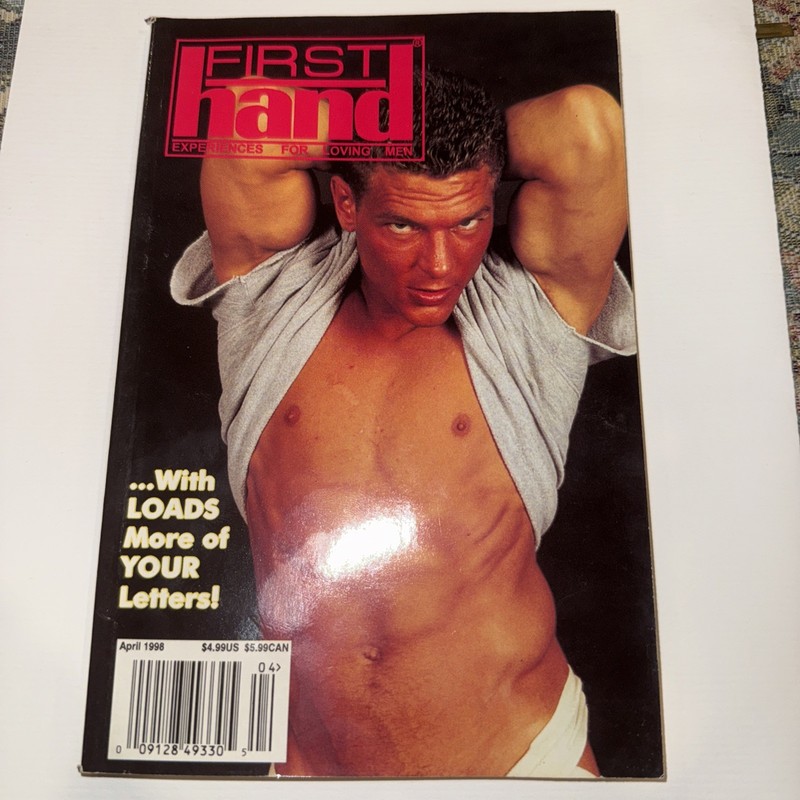 First Hand Magazine April 1998 Gay Stories With Loads Of Letters