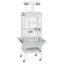 Prevue Pet Products Wrought Iron Select Bird Cage - Large Steel Cage with Rol...