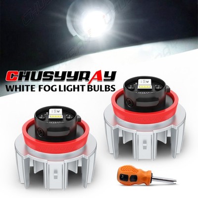 2PC 6000K white L1B Front LED Fog Light Bulbs For 2019+Toyota C-HR 2026