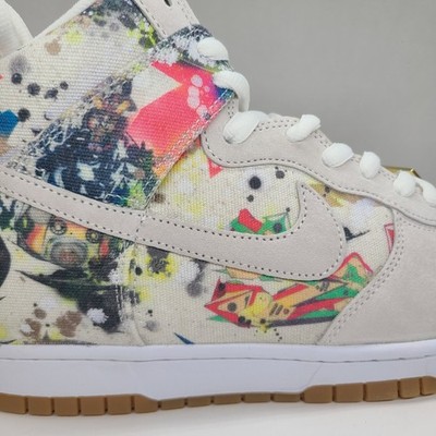 Size 8 - Supreme x Nike Dunk SB High Rammellzee for sale online | eBay